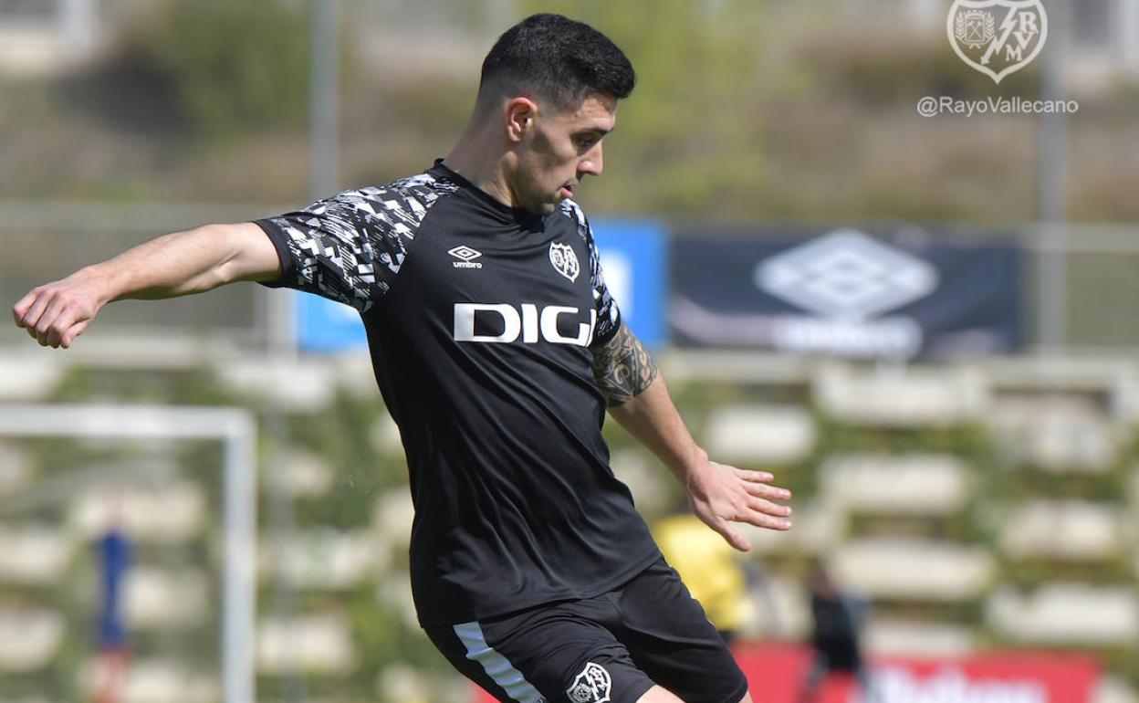 Martín Merquelanz vuelve a entrenarse casi seis meses después El